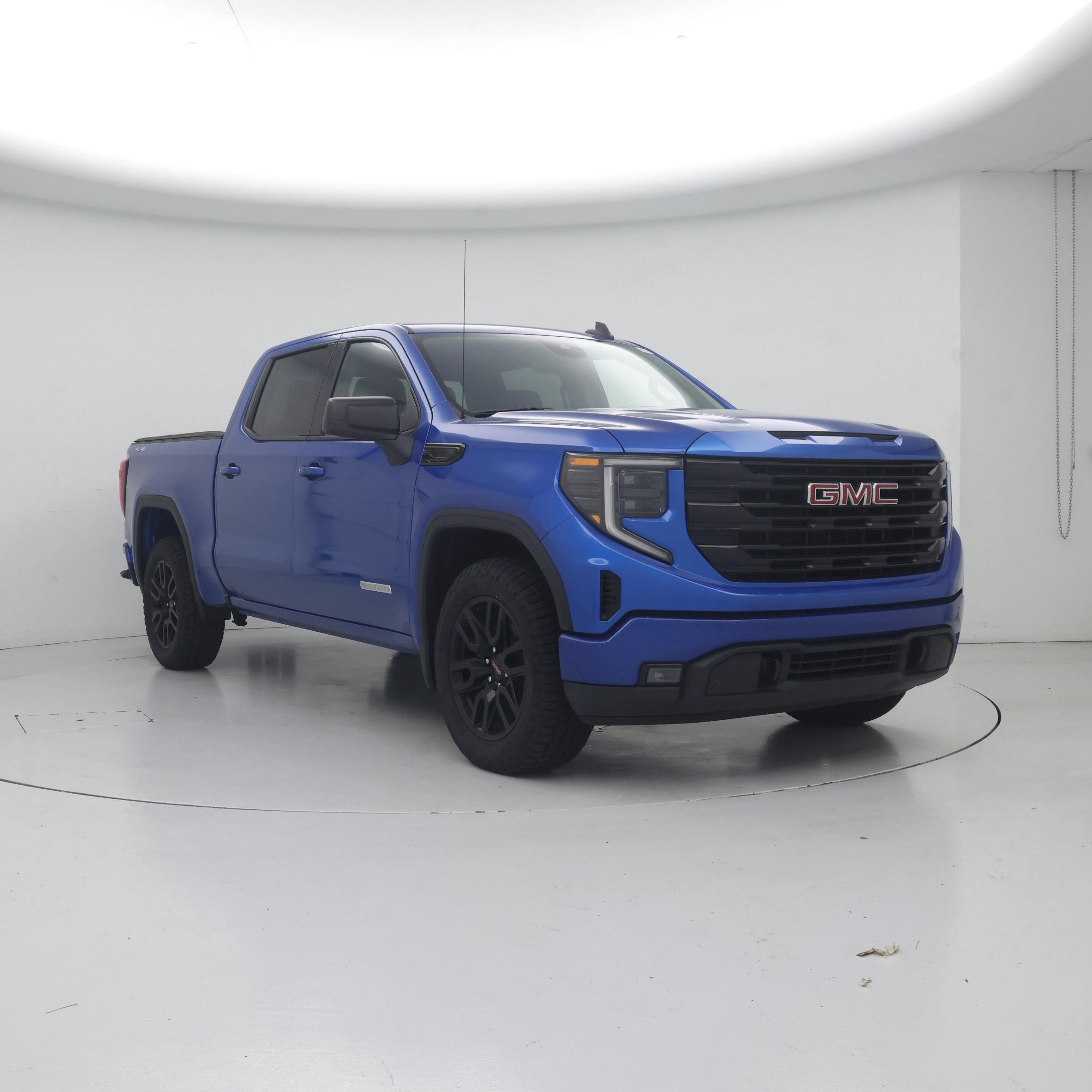 Blue 2024 GMC Sierra 1500 Pickup Truck Four-Wheel Drive Automatic