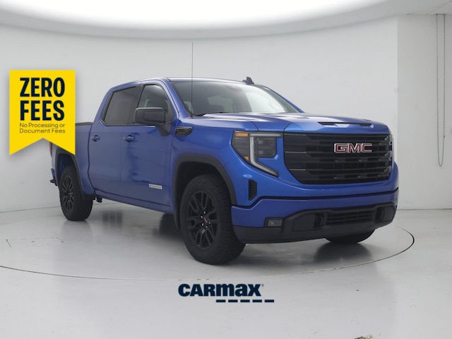 Blue 2024 GMC Sierra 1500 Pickup Truck Four-Wheel Drive Automatic