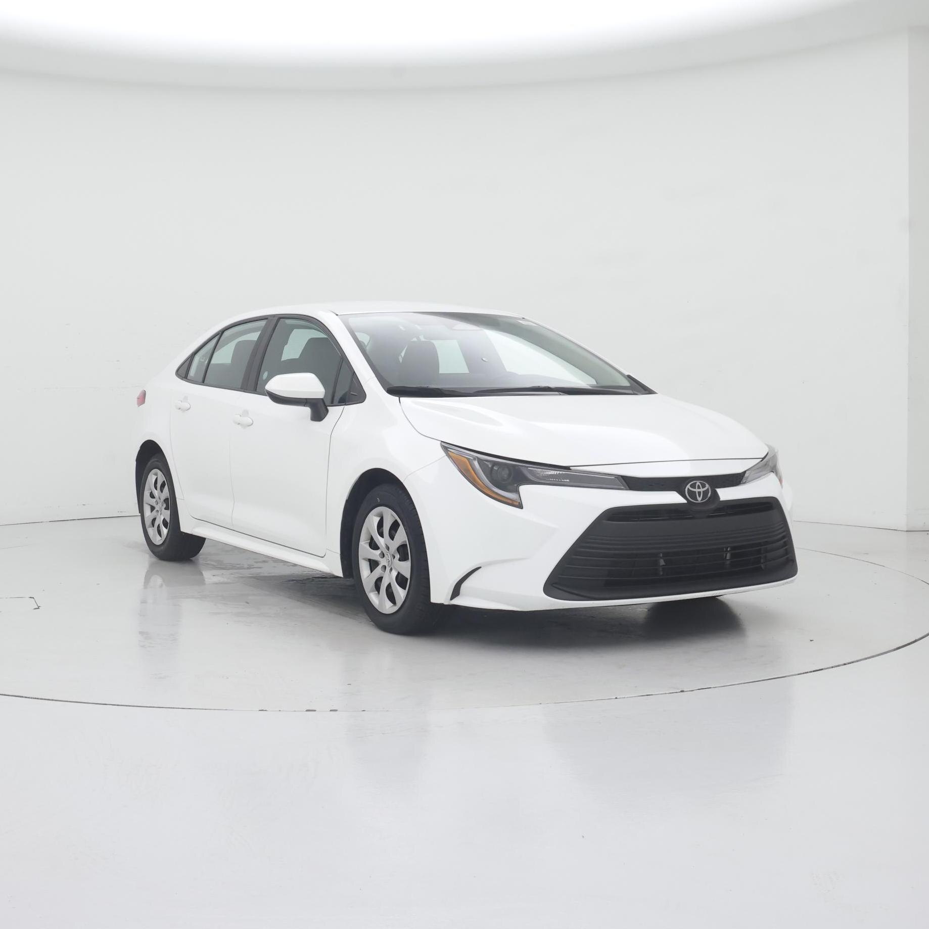 White 2025 Toyota Corolla Sedan Front-Wheel Drive Automatic