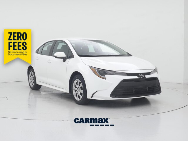 White 2025 Toyota Corolla Sedan Front-Wheel Drive Automatic