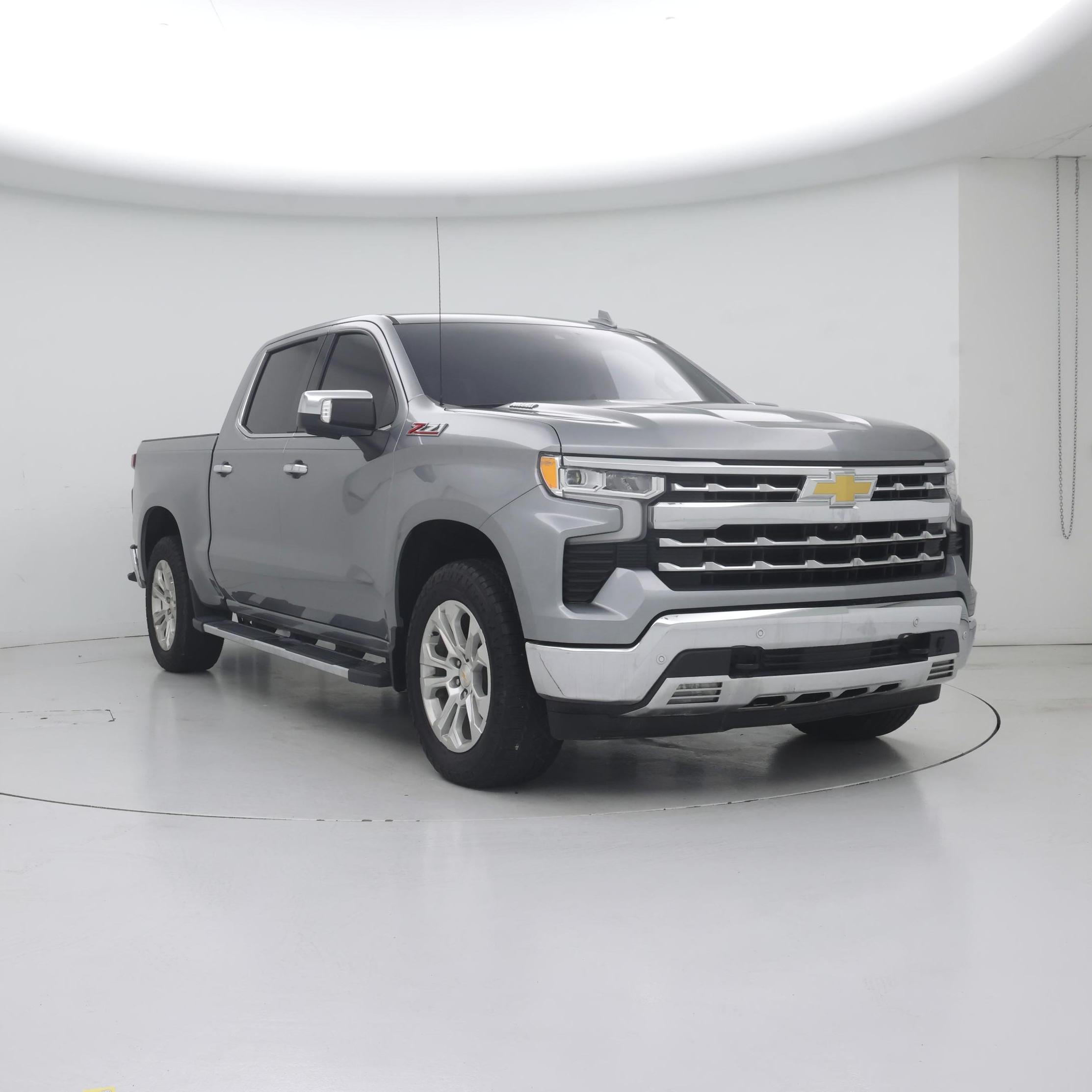 Gray 2025 Chevrolet Silverado 1500 Pickup Truck Four-Wheel Drive Automatic