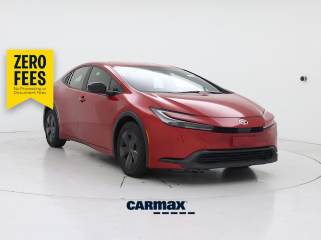 Red 2025 Toyota Prius Hatchback Front-Wheel Drive Automatic