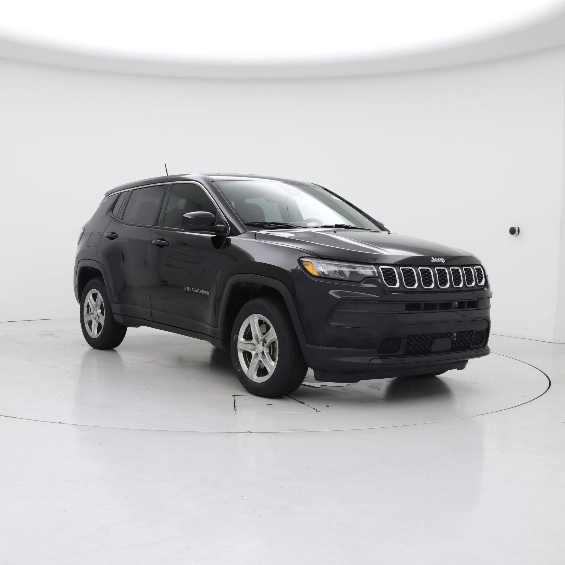Black 2024 Jeep Compass SUV / Crossover Four-Wheel Drive Automatic