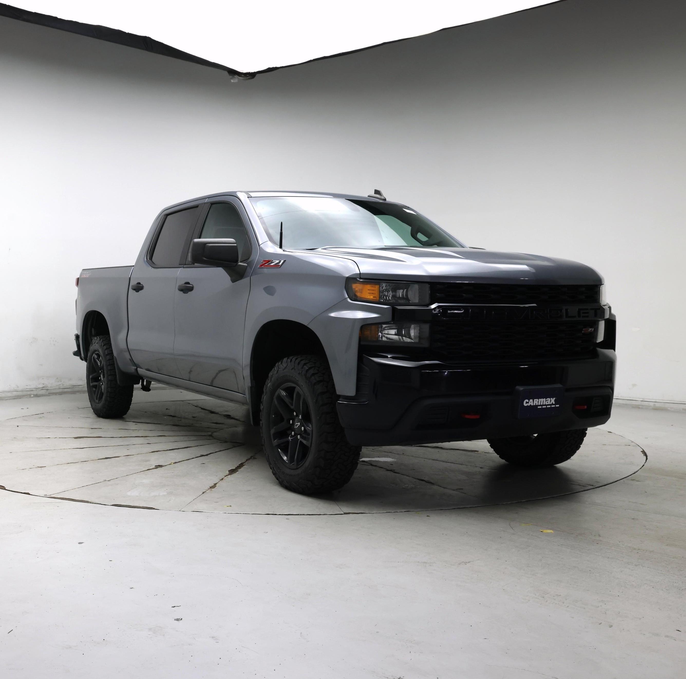 Gray 2019 Chevrolet Silverado 1500 Pickup Truck Four-Wheel Drive Automatic