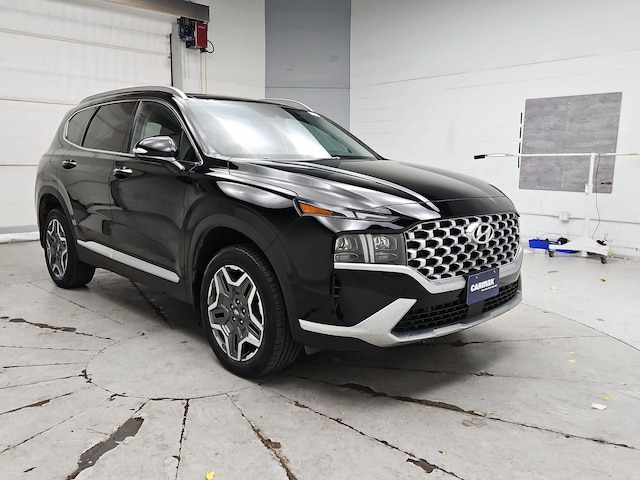 Black 2023 Hyundai Santa Fe Hybrid Plug-In Limited AWD SUV / Crossover All-Wheel Drive Automatic