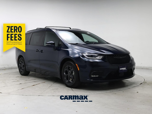 Blue 2022 Chrysler Pacifica Hybrid Limited FWD Minivan Front-Wheel Drive Automatic