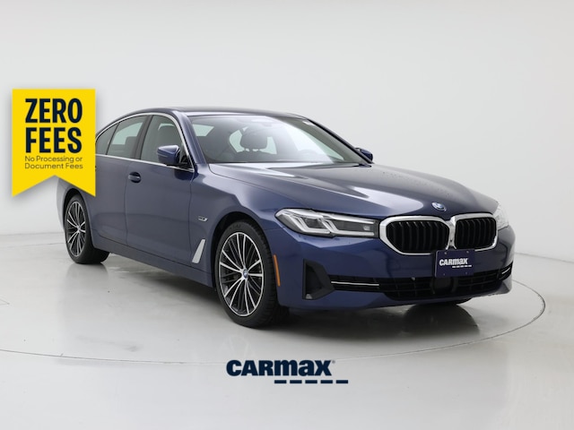 Blue 2023 BMW 5 Series Sedan Rear-Wheel Drive Automatic