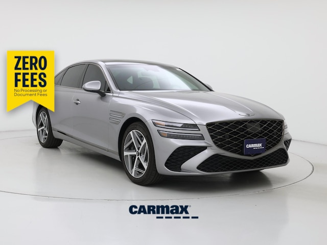 Silver 2025 Genesis G80 3.5T Sport Advanced AWD Sedan All-Wheel Drive Automatic