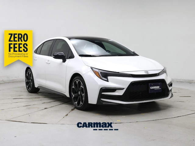 White 2025 Toyota Corolla FX FWD Sedan Front-Wheel Drive Automatic