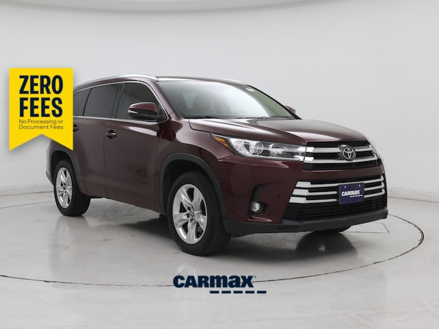 Red (Burgundy) 2019 Toyota Highlander Limited FWD SUV / Crossover Front-Wheel Drive Automatic
