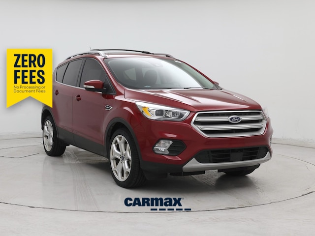 Red 2019 Ford Escape Titanium AWD SUV / Crossover All-Wheel Drive Automatic