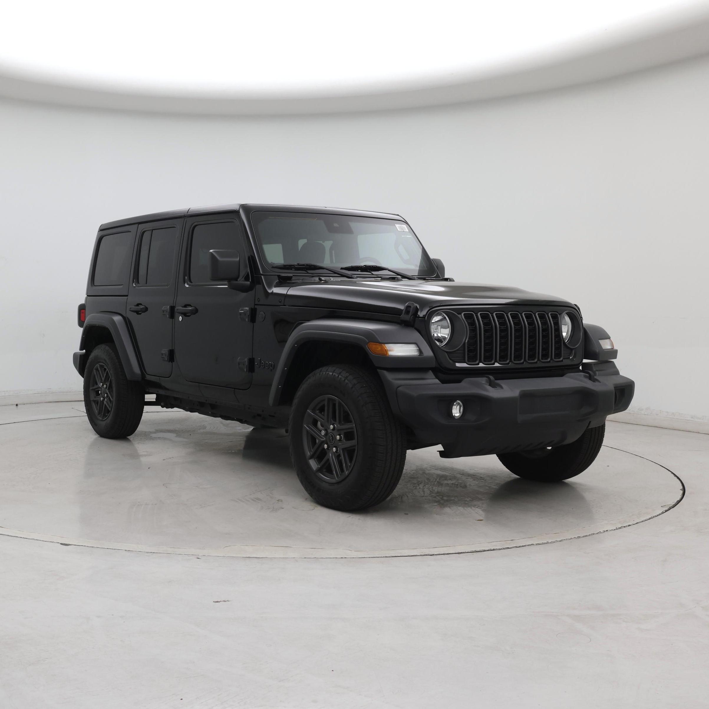 Black 2024 Jeep Wrangler SUV / Crossover Four-Wheel Drive Automatic