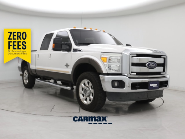 White 2016 Ford F-250 Super Duty Pickup Truck Four-Wheel Drive Automatic