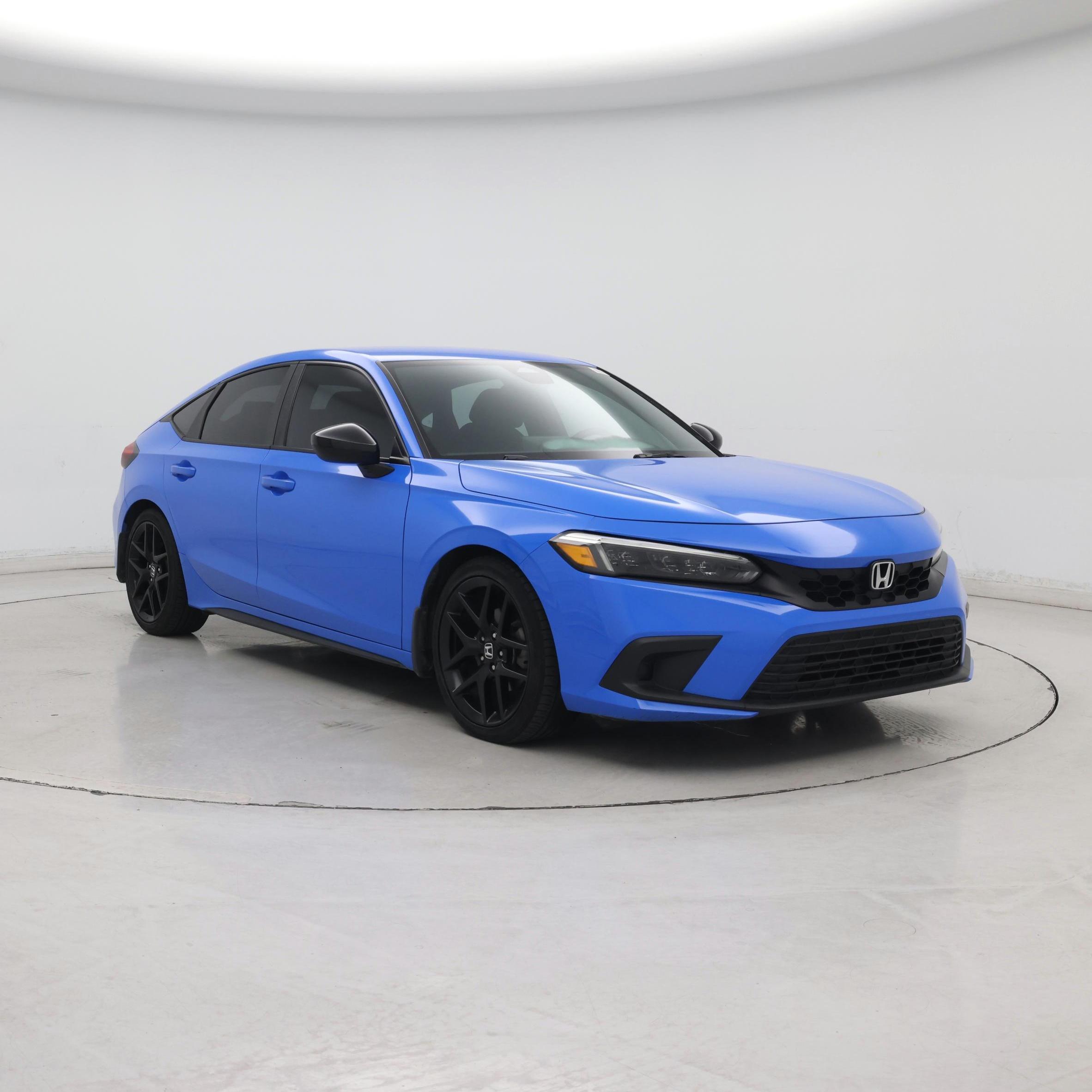 Blue 2024 Honda Civic Hatchback Hatchback Front-Wheel Drive Automatic