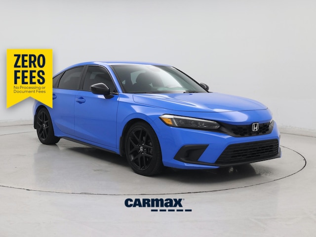 Blue 2024 Honda Civic Hatchback Hatchback Front-Wheel Drive Automatic