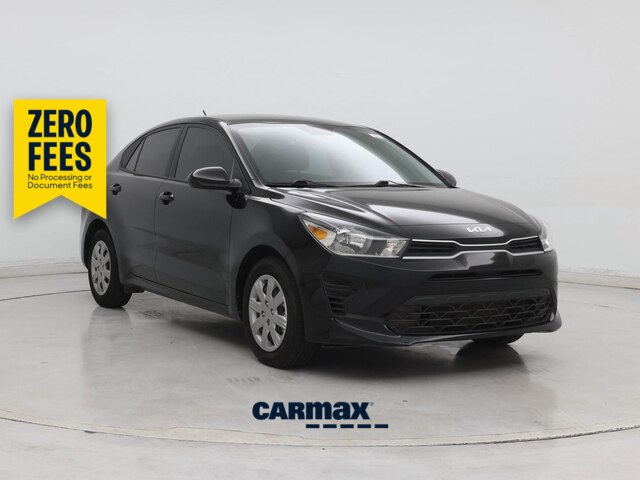 Black 2023 Kia Rio Sedan Front-Wheel Drive Automatic