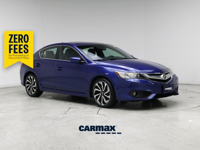 Blue 2016 Acura ILX FWD with Premium and A-Spec Package Sedan Front-Wheel Drive Automatic