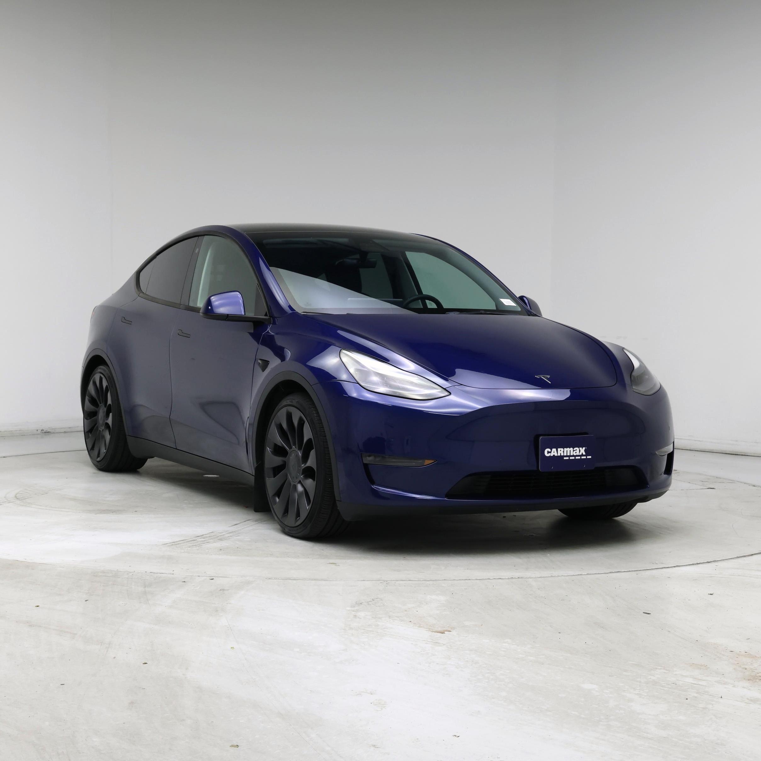 Blue 2022 Tesla Model Y SUV / Crossover All-Wheel Drive Automatic