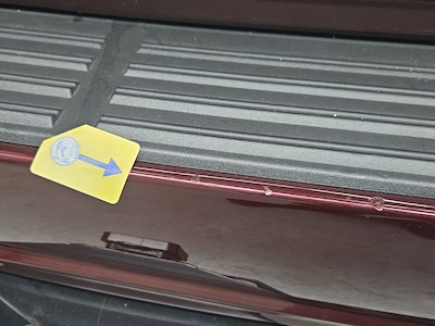 Bumper Rear Cosmetic Imperfection