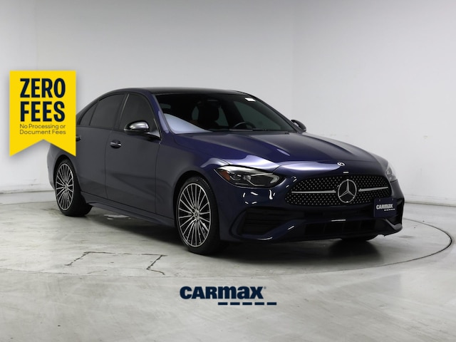 Blue 2024 Mercedes-Benz C-Class C 300 RWD Sedan Rear-Wheel Drive Automatic