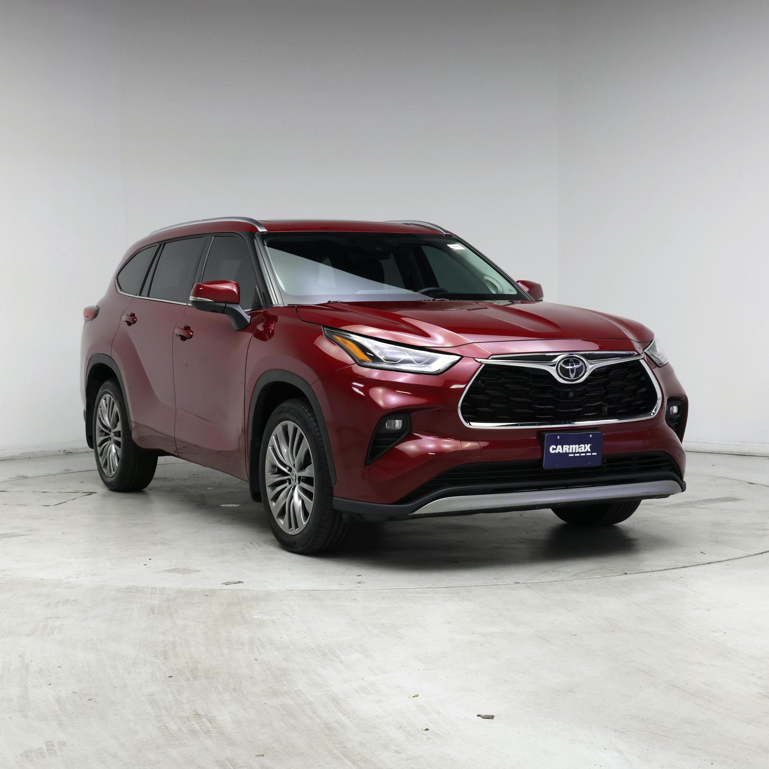 Red 2021 Toyota Highlander SUV / Crossover All-Wheel Drive Automatic