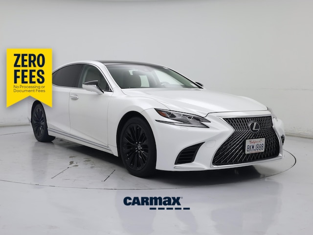 White 2019 Lexus LS Sedan Rear-Wheel Drive Automatic