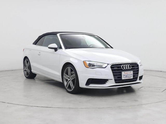 White 2016 Audi A3 2.0T quattro Premium Plus Cabriolet AWD Convertible All-Wheel Drive Automatic