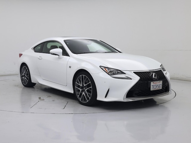 White 2016 Lexus RC 200t RWD Coupe Rear-Wheel Drive Automatic