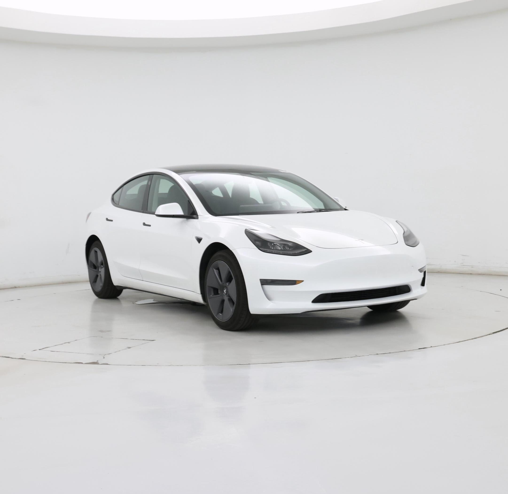 White 2023 Tesla Model 3 RWD Sedan Rear-Wheel Drive Automatic