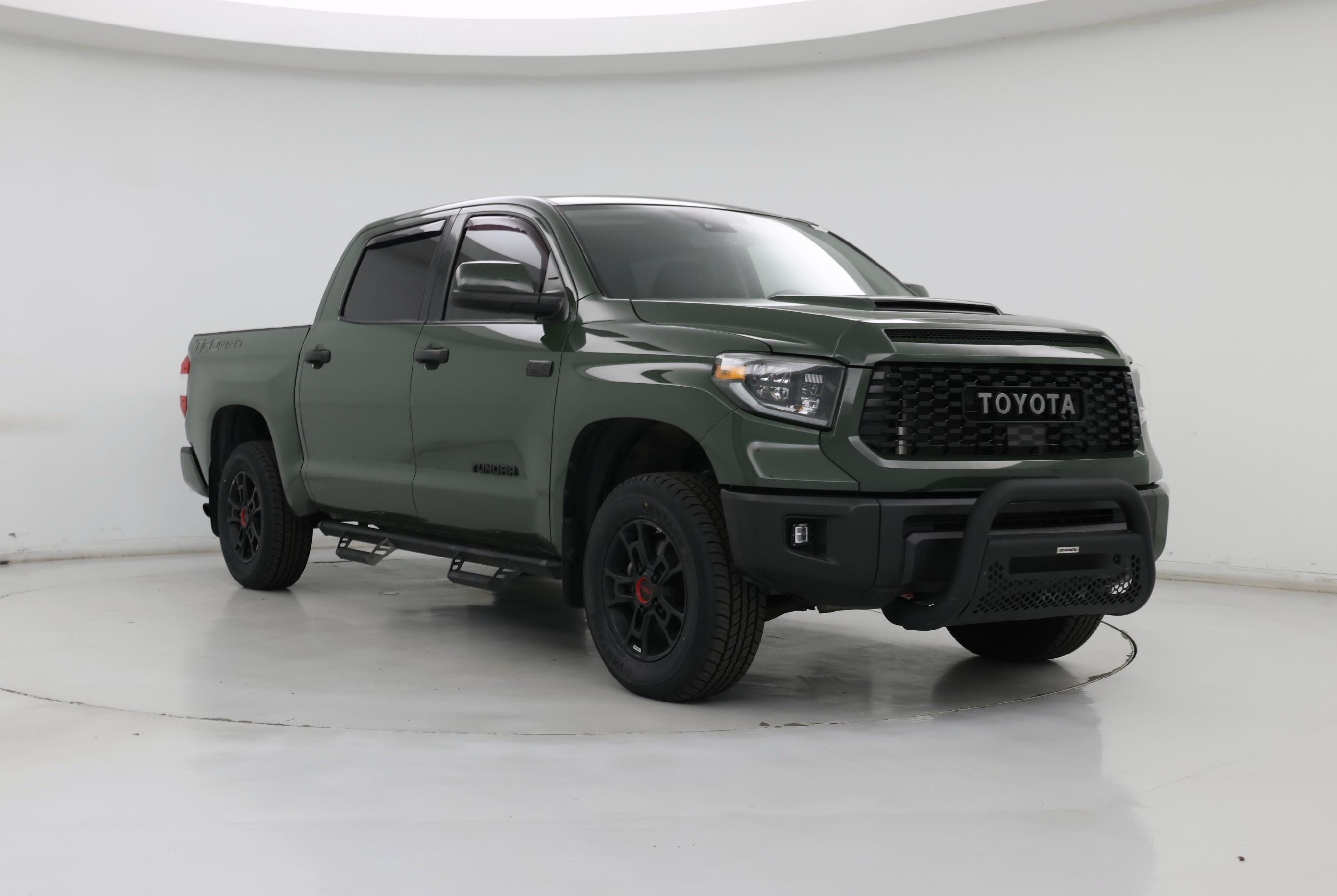 Green 2020 Toyota Tundra Pickup Truck Four-Wheel Drive Automatic