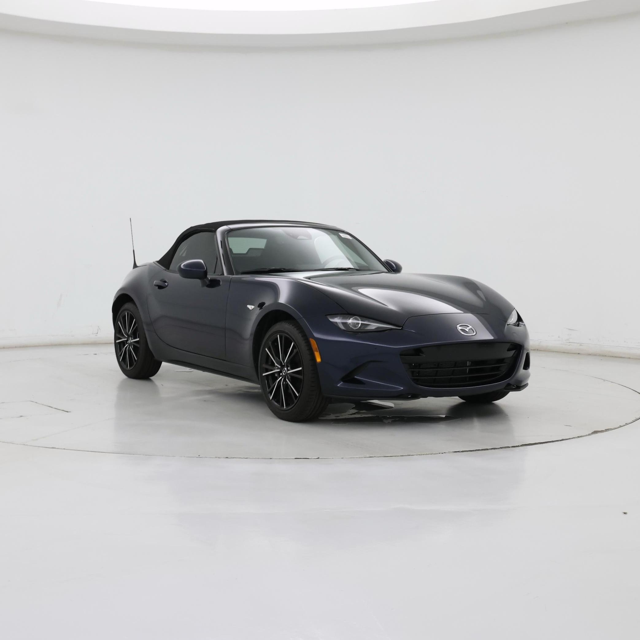 Blue 2025 Mazda MX-5 Miata Convertible Rear-Wheel Drive Manual