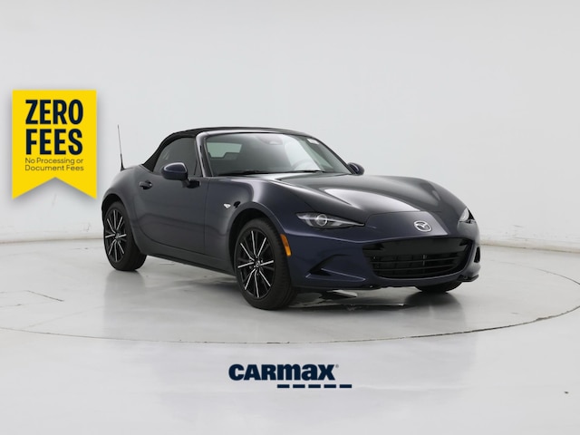 Blue 2025 Mazda MX-5 Miata Convertible Rear-Wheel Drive Manual