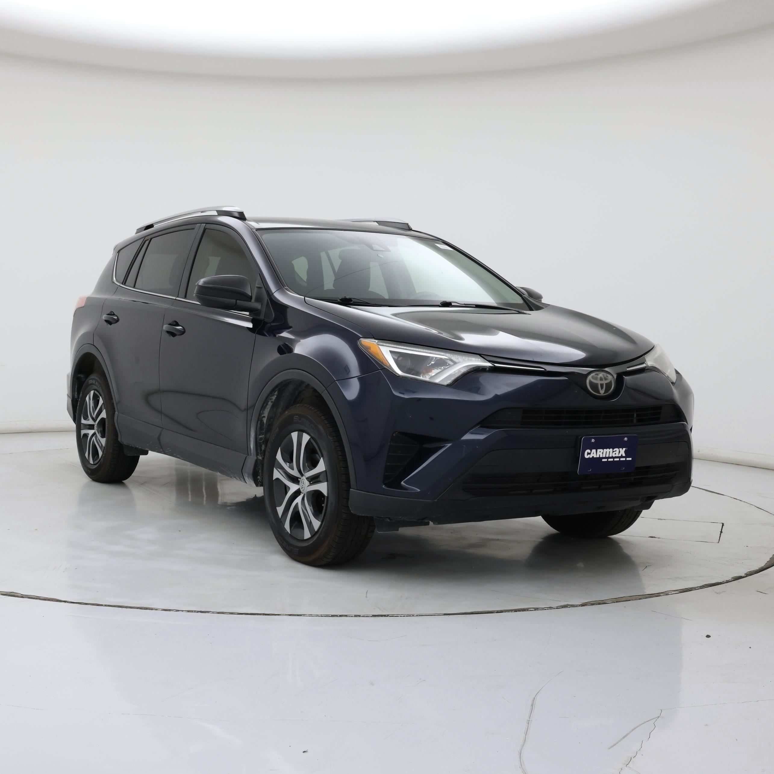 Blue 2018 Toyota RAV4 SUV / Crossover Front-Wheel Drive Automatic