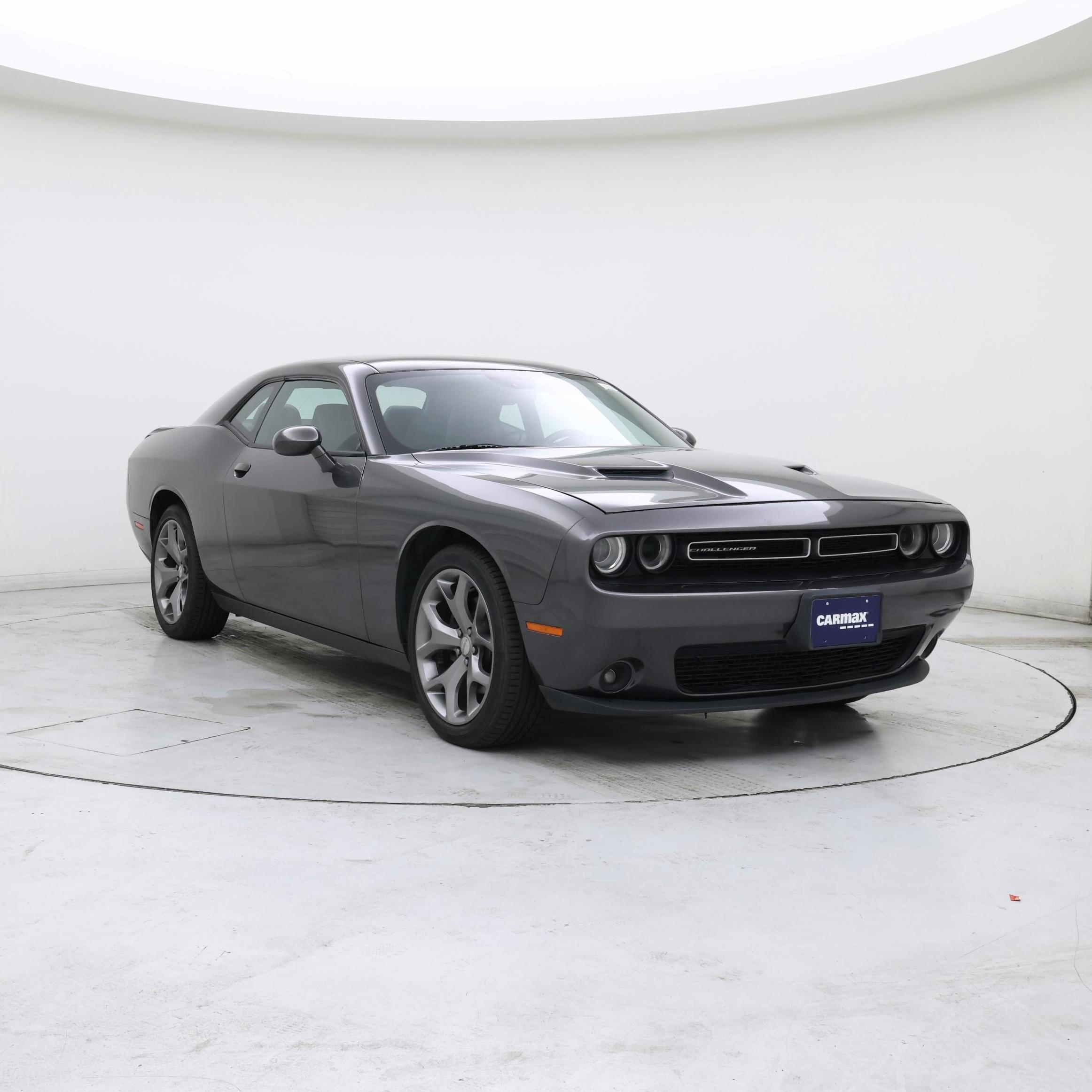Gray 2016 Dodge Challenger Coupe Rear-Wheel Drive Automatic