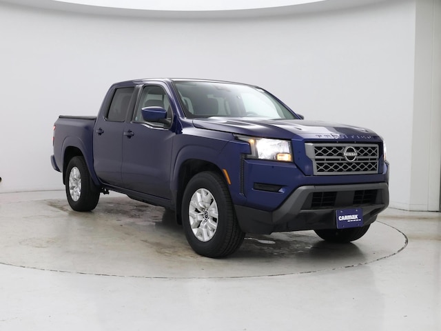 Blue 2022 Nissan Frontier SV Crew Cab RWD Pickup Truck 4X2 Automatic