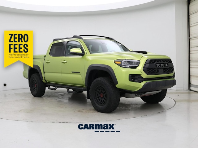 Green 2022 Toyota Tacoma Pickup Truck Four-Wheel Drive Automatic