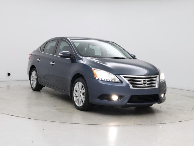 Blue 2015 Nissan Sentra SL Sedan Front-Wheel Drive Automatic