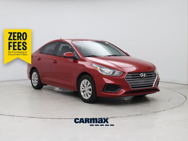 Red 2019 Hyundai Accent Sedan Front-Wheel Drive Automatic