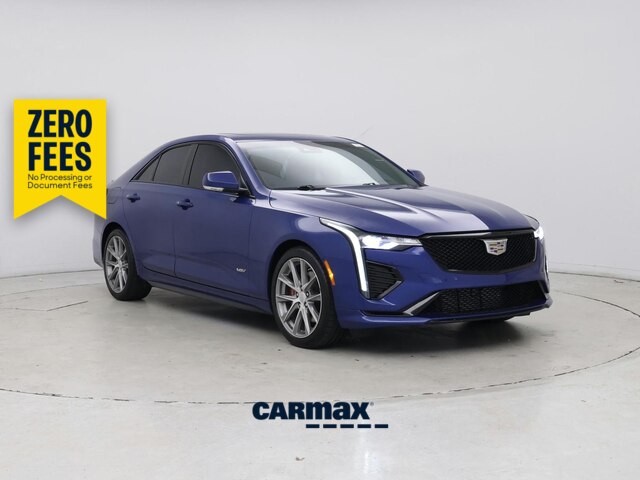 Blue 2020 Cadillac CT4 Sedan Rear-Wheel Drive Automatic