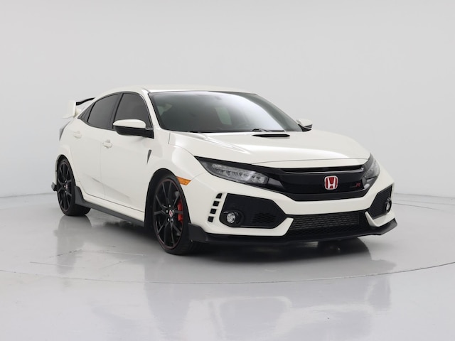 White 2019 Honda Civic Type R Touring FWD Hatchback Front-Wheel Drive Manual
