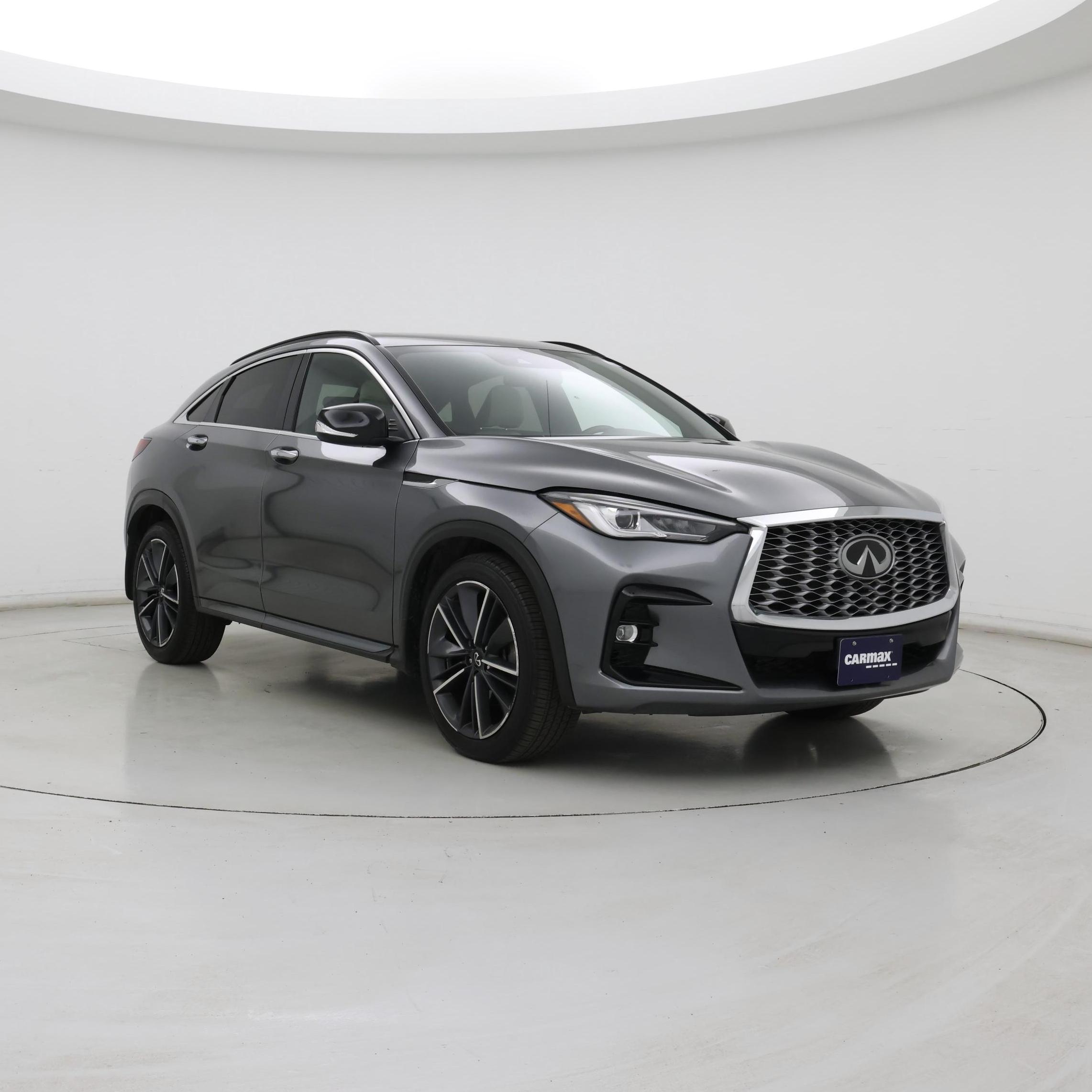 Gray 2023 INFINITI QX55 SUV / Crossover All-Wheel Drive Automatic