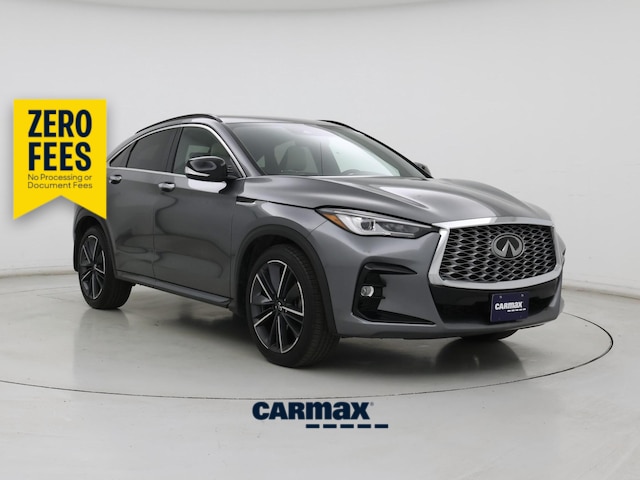 Gray 2023 INFINITI QX55 SUV / Crossover All-Wheel Drive Automatic