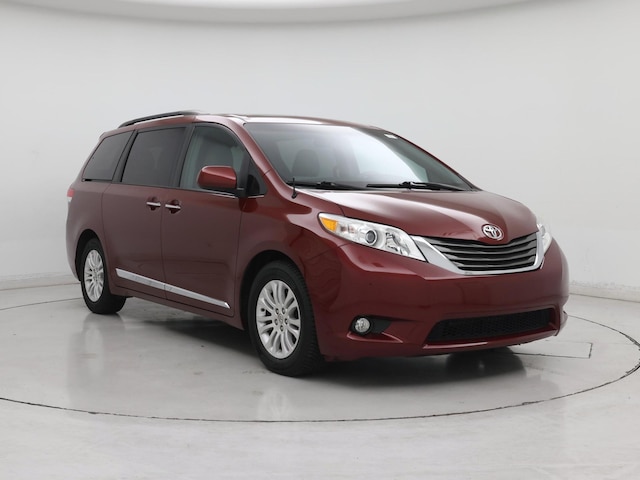 Red 2014 Toyota Sienna XLE 7-Passenger Auto Access Seat Minivan Front-Wheel Drive Automatic