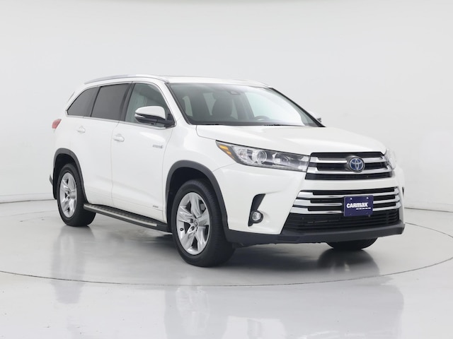 White 2019 Toyota Highlander Hybrid Limited AWD SUV / Crossover All-Wheel Drive Automatic