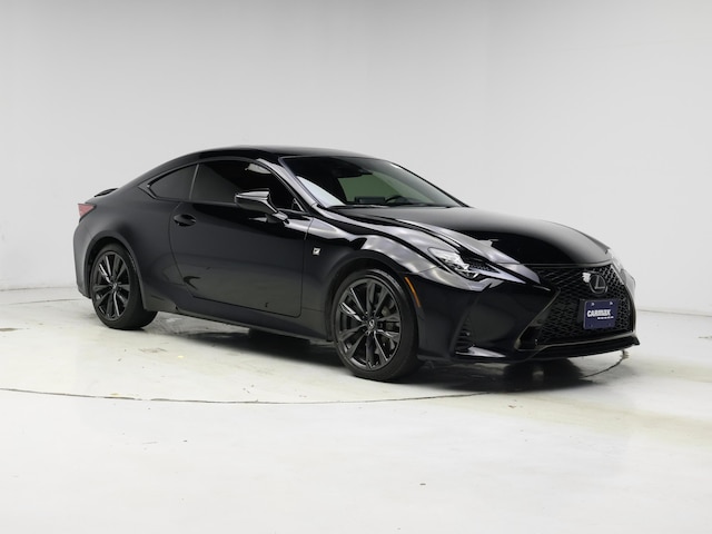 Black 2024 Lexus RC 350 F Sport RWD Coupe Rear-Wheel Drive Automatic