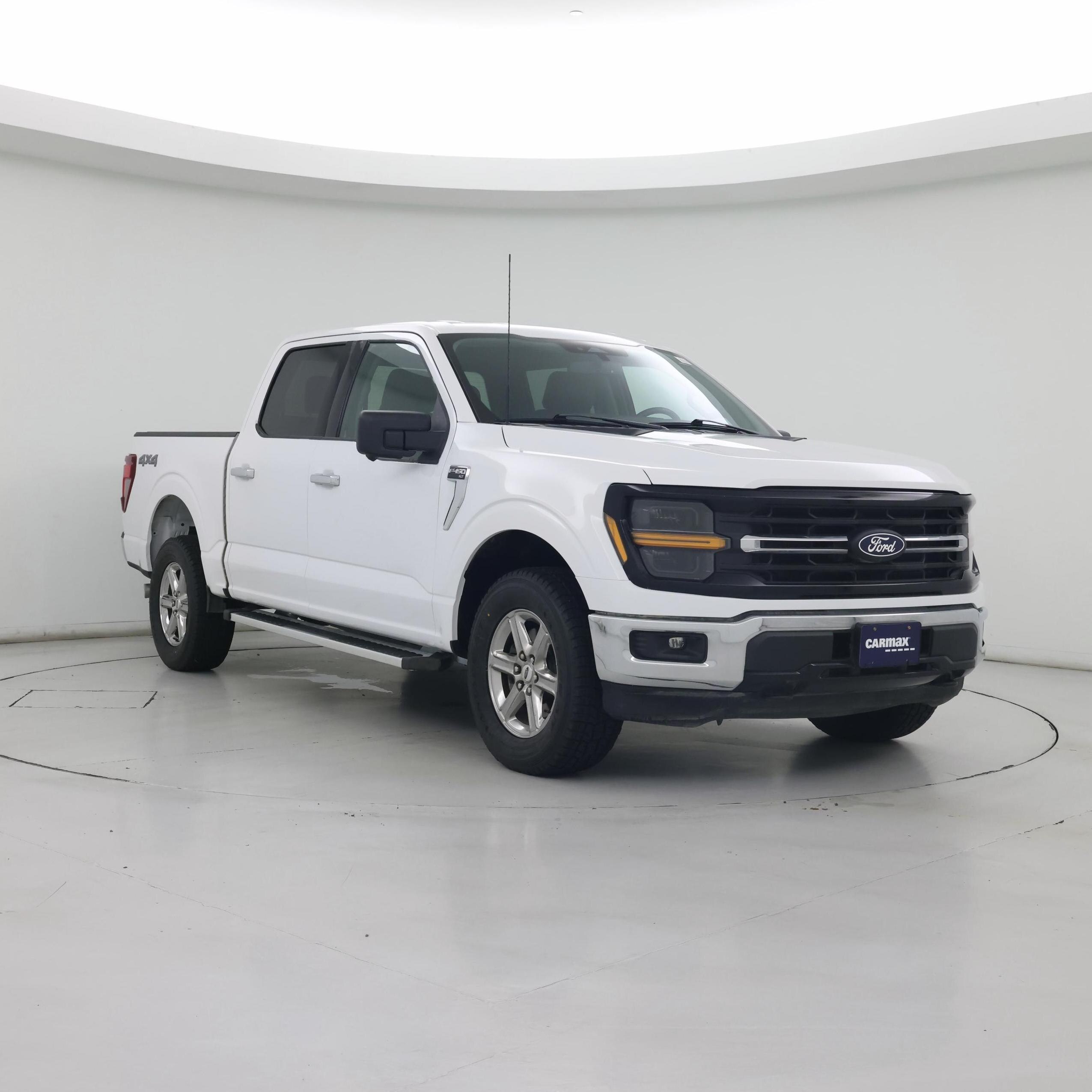 White 2024 Ford F-150 Pickup Truck Four-Wheel Drive Automatic