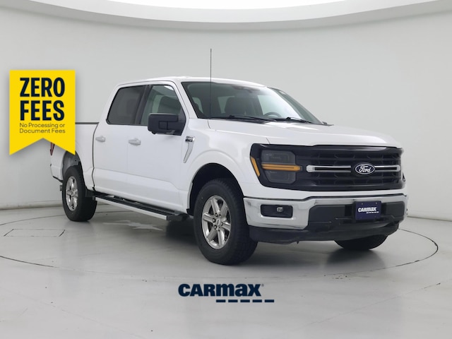 White 2024 Ford F-150 Pickup Truck Four-Wheel Drive Automatic