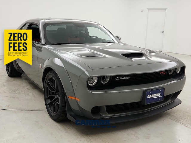 Gray 2023 Dodge Challenger R/T Scat Pack Widebody RWD Coupe Rear-Wheel Drive Automatic