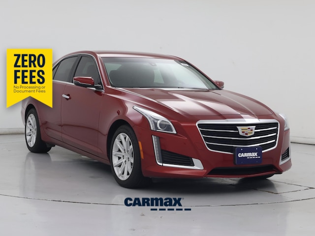 Red 2015 Cadillac CTS 2.0T RWD Sedan Rear-Wheel Drive Automatic