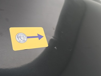 Rear Panel Driver Side Cosmetic Imperfection